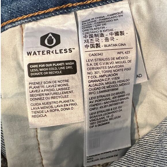 Levi's Premium 501 SPLICED JEANS Size W24/ L30 - Picture 6 of 11